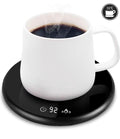 Coffee Mug Warmer, Electric Smart Beverage Mug Warmer Cup Warmer with Touch Tech & LED Backlit Display, Coffee Warmer for Home Office Coffee Mug, Milk-Cup Warmer with 2 Temperature Settings
