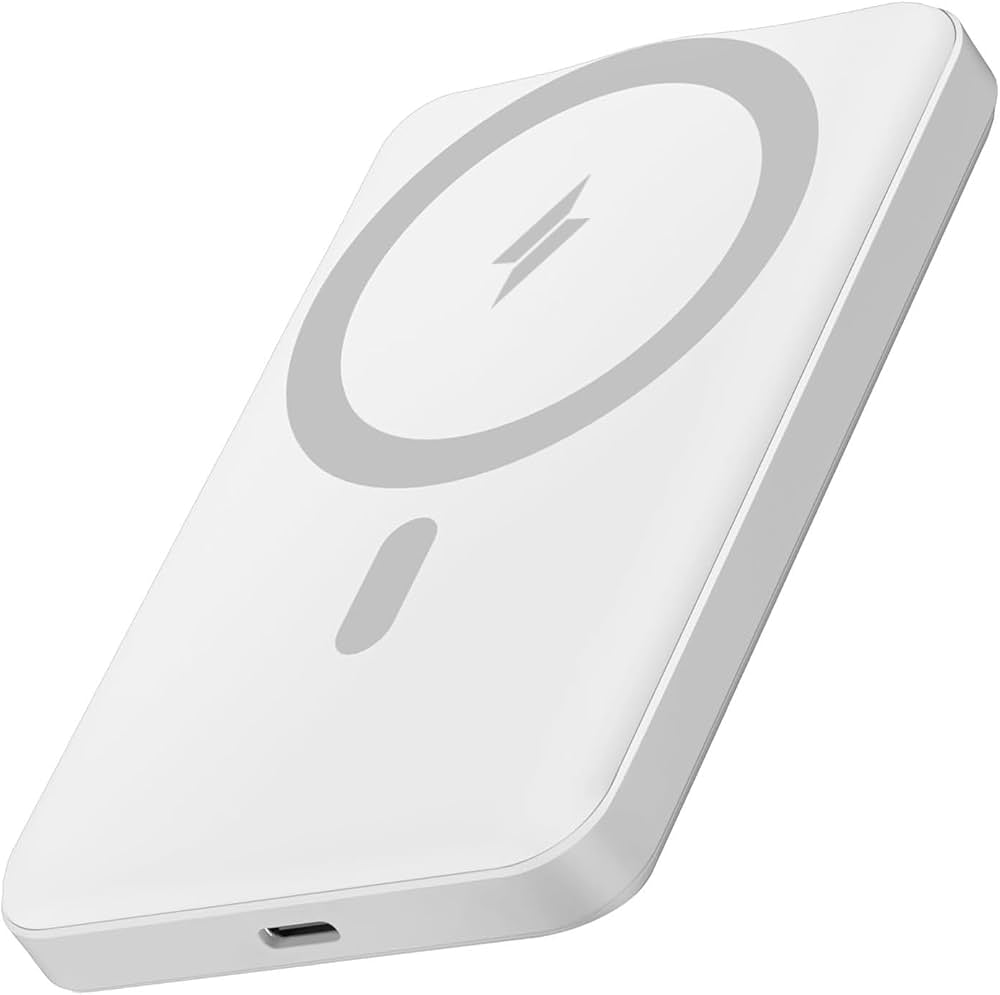 Power Bank, Magnetic Wireless Portable Charger 10000mAh, 20W Ultra-Slim Fast Charging Battery Pack, USB-C Wireless Powerbank Compatible with iPhone 16/15/14/13/12 Pro/Pro Max Series, Samsung, Huawei