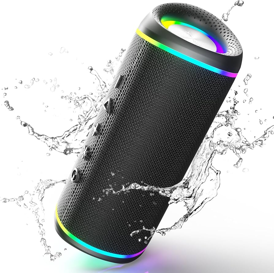 RIENOK 30W Bluetooth Speaker Wireless Portable Waterproof Speaker with 10-Hour Playtime Bluetooth 5.3 TF Card Up to 128G Speakers for Home Garden Party Camping Travel